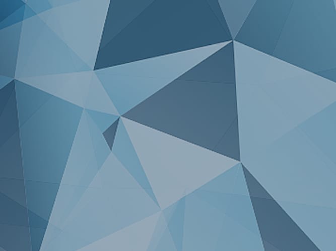 Blue abstract triangles