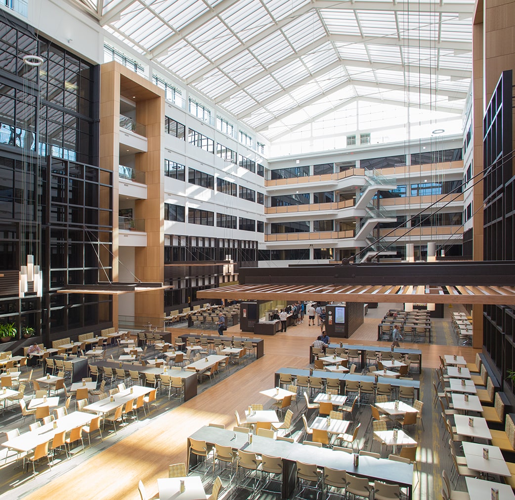 SAS Campus building R interior
