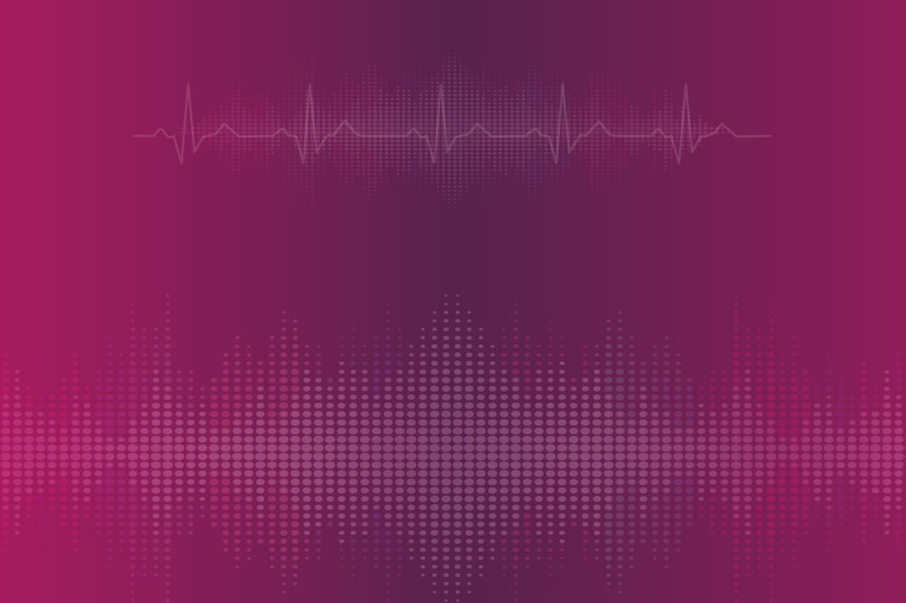 Abstract Image of frequency points