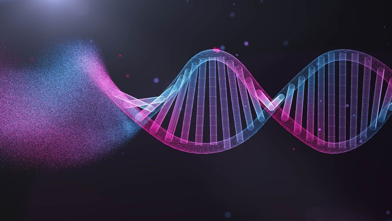 Abstract image of DNA