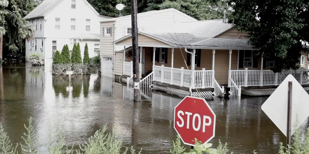 Flooded neighborhood