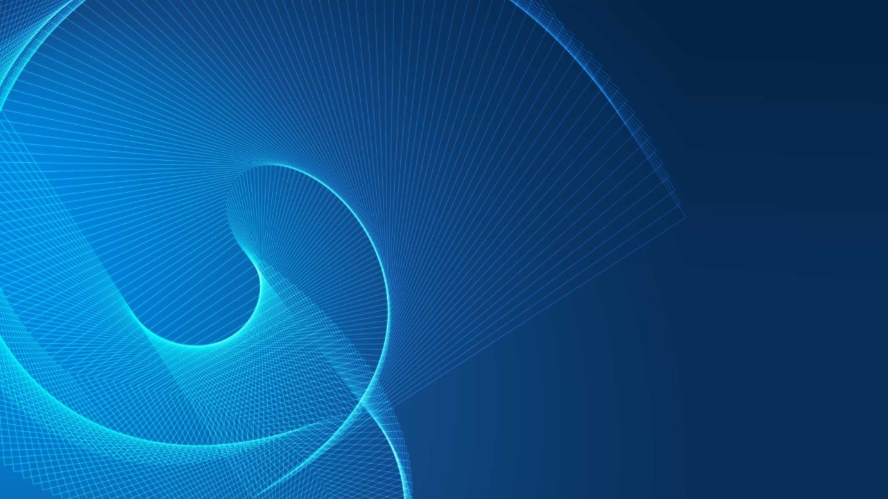 Blue spirograph