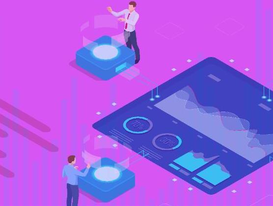 Pink and blue graphic