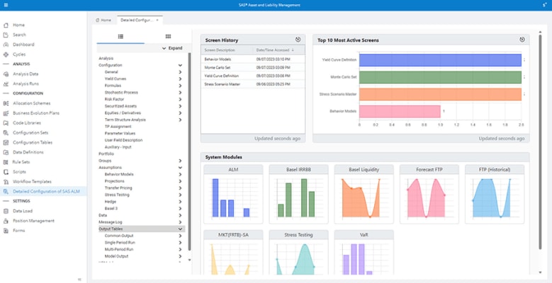 Product screenshot showing the web-based interface