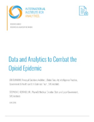 Data and Analytics to Combat the Opioid Epidemic