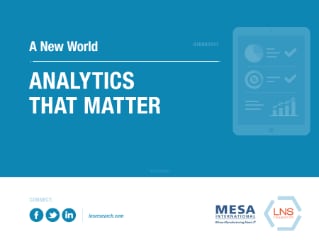 Analytics That Matter: A New World