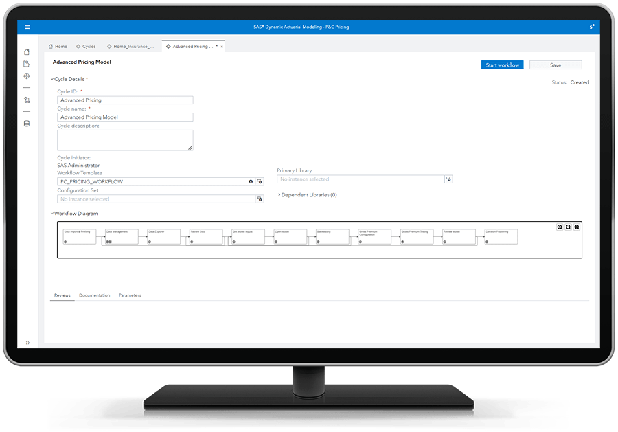 SAS Dynamic Actuarial Modeling pricing transformation