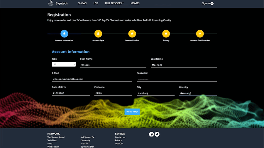 Screenshot showing SAS Customer Intelligence 360 - Adopt a flexible, open monetization framework