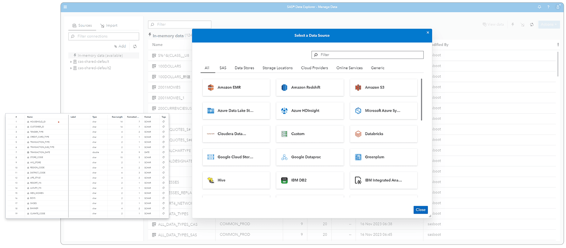 Data Connectors screenshot